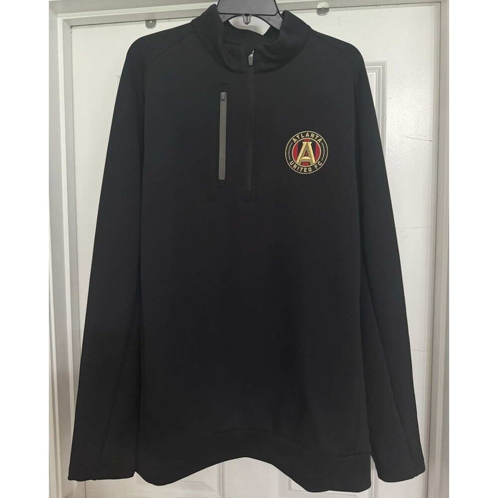 Men’s MLS Atlanta United Soccer Quarter Zip Pullover 2XLT
